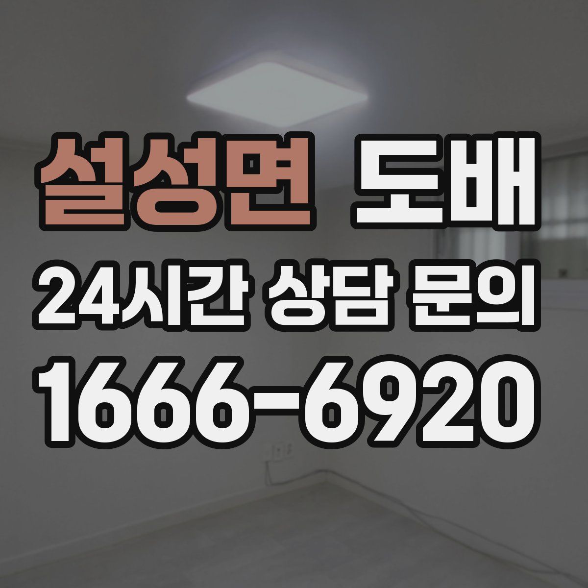 설성면 도배