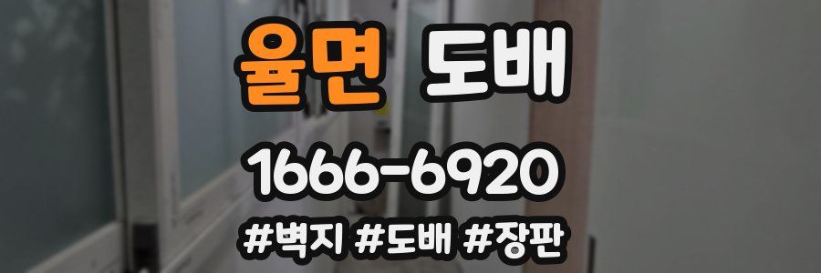 율면 도배