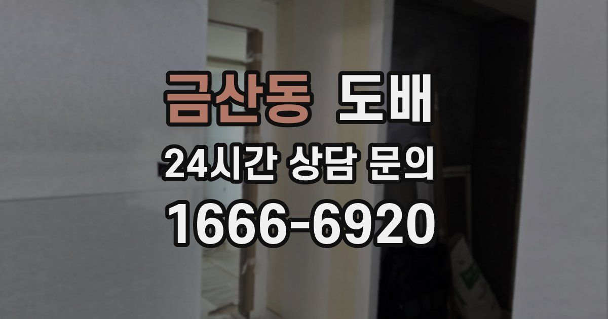 금산동 도배