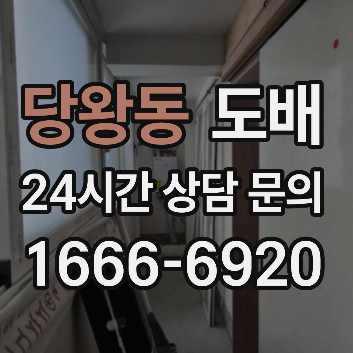 당왕동 도배