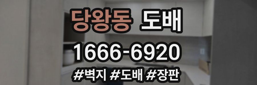 당왕동 도배