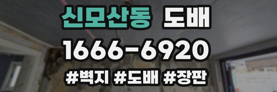 신모산동 도배