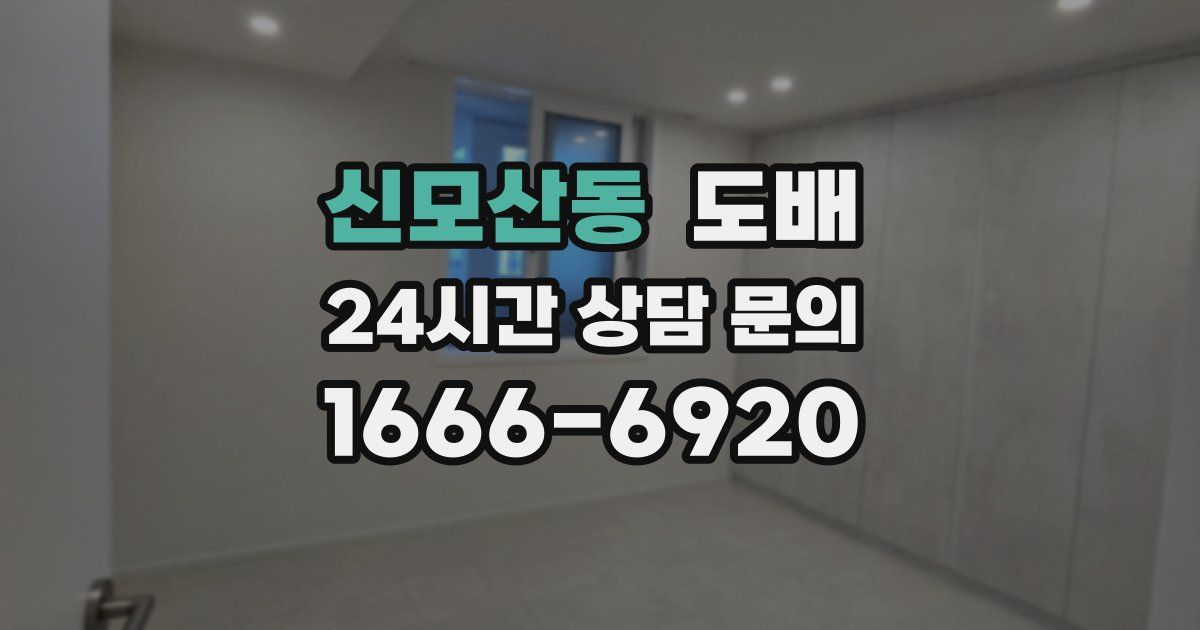 신모산동 도배