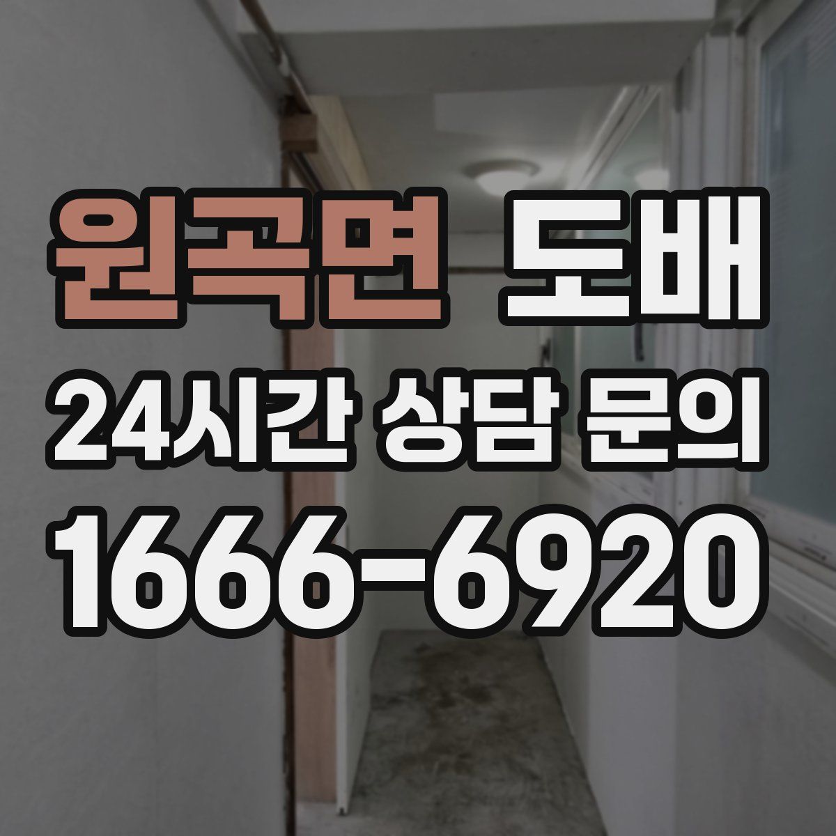 원곡면 도배