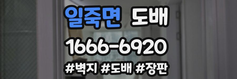 일죽면 도배