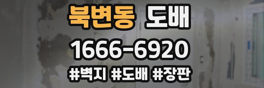 북변동 도배