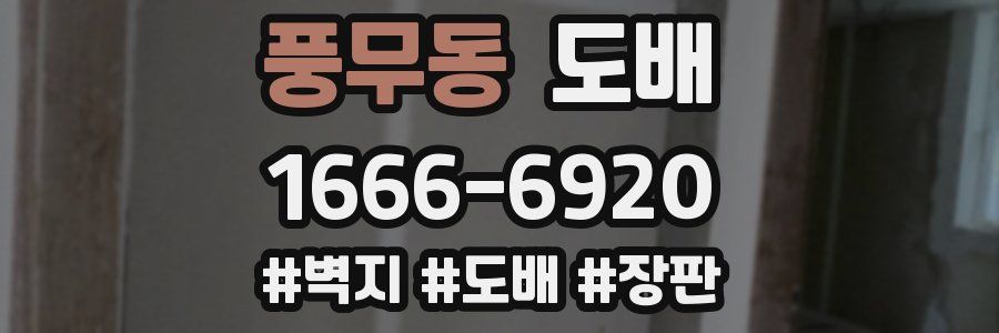 풍무동 도배