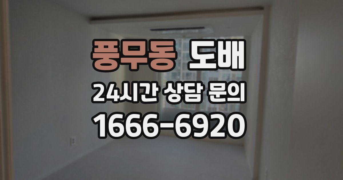 풍무동 도배