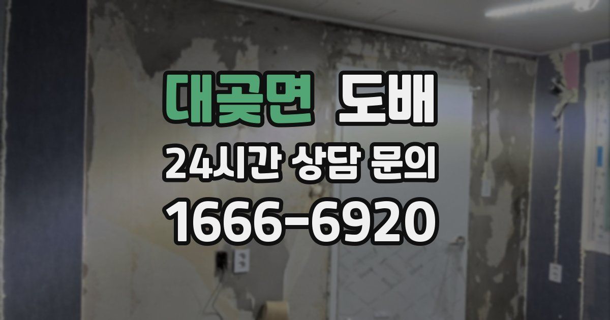 대곶면 도배