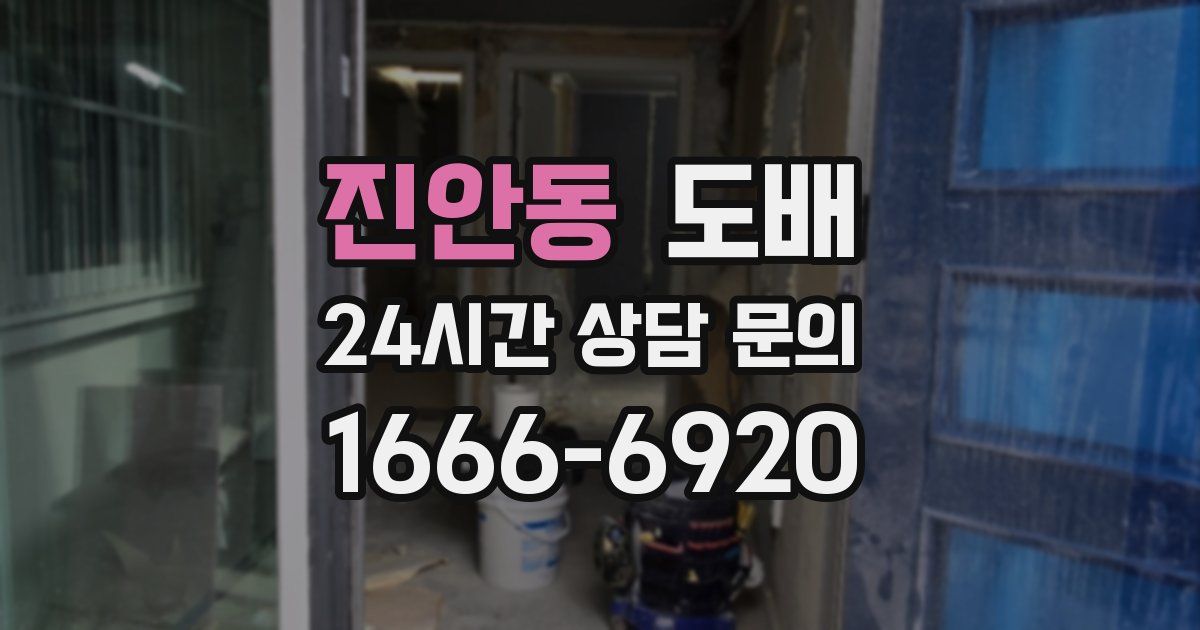 진안동 도배