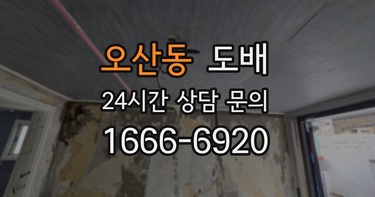 오산동 도배
