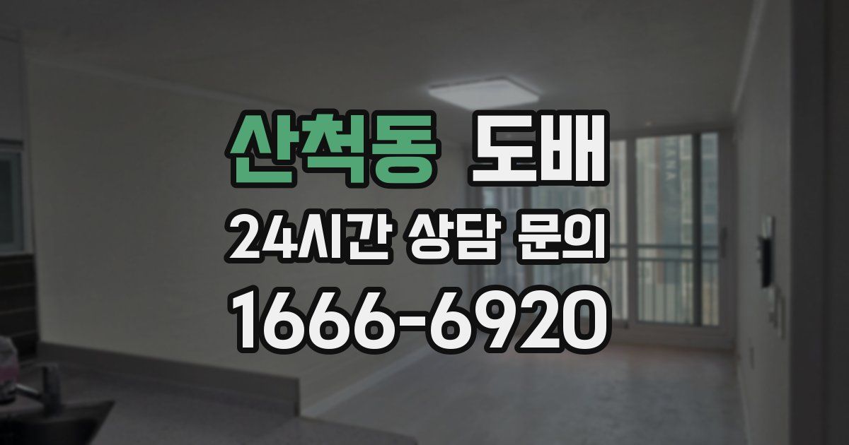 산척동 도배