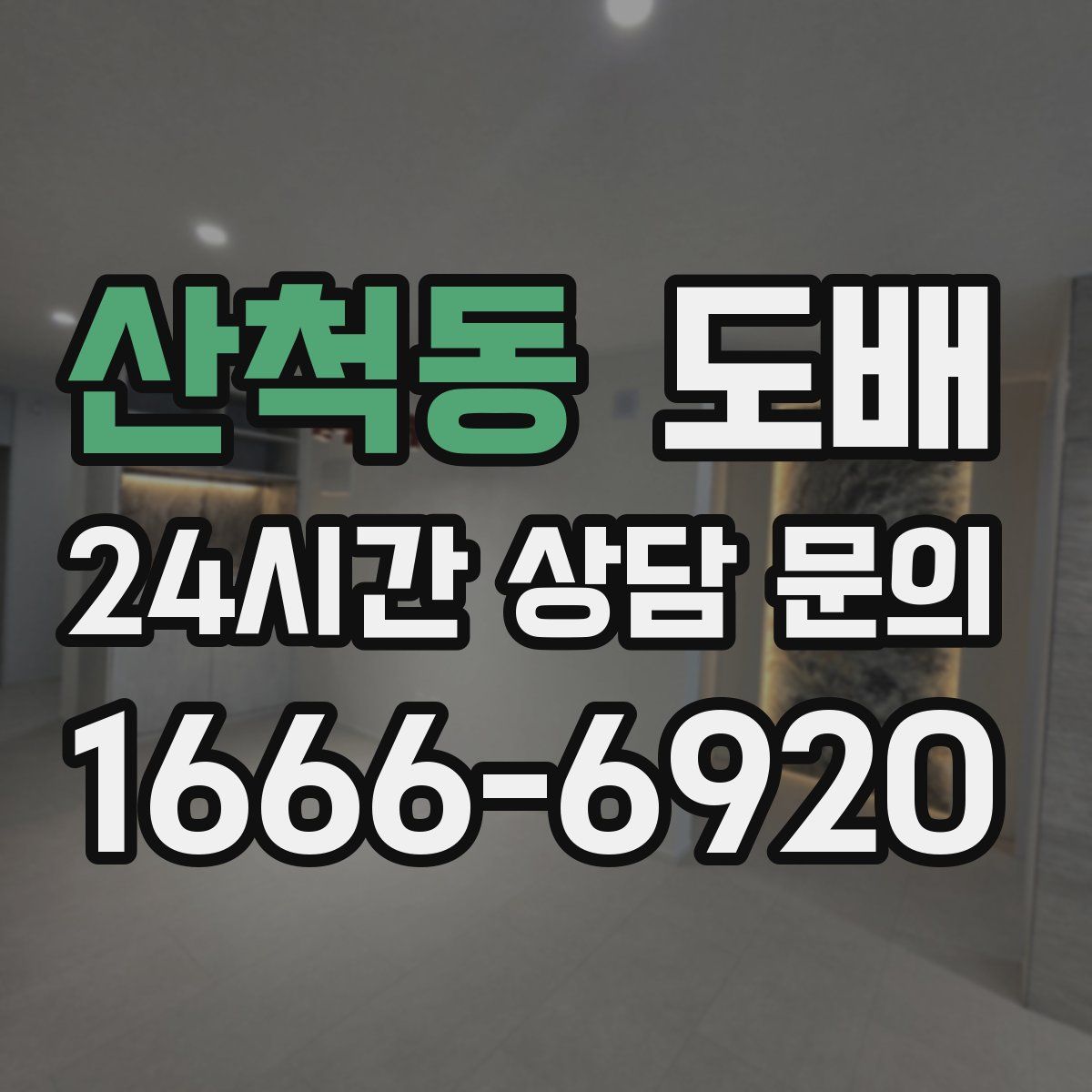 산척동 도배