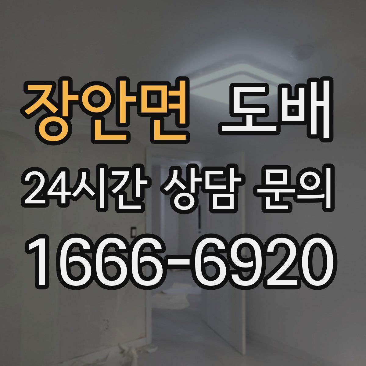 장안면 도배