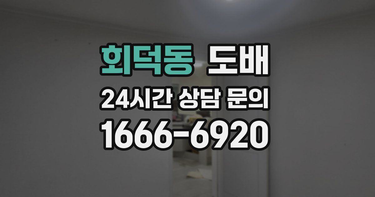회덕동 도배