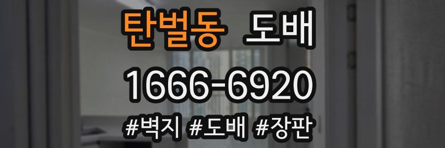 탄벌동 도배