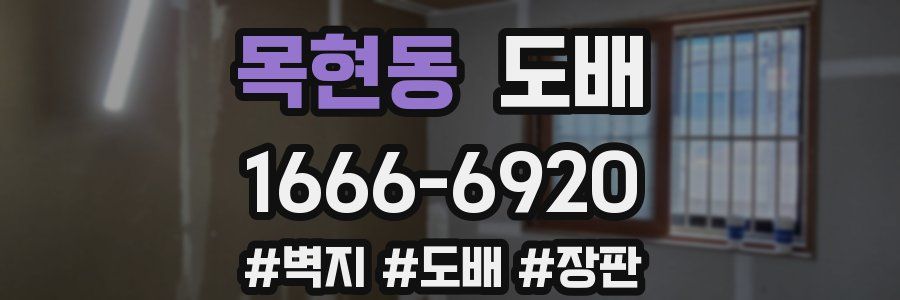 목현동 도배