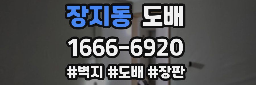 장지동 도배