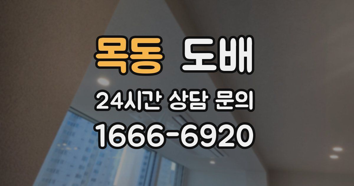 목동 도배
