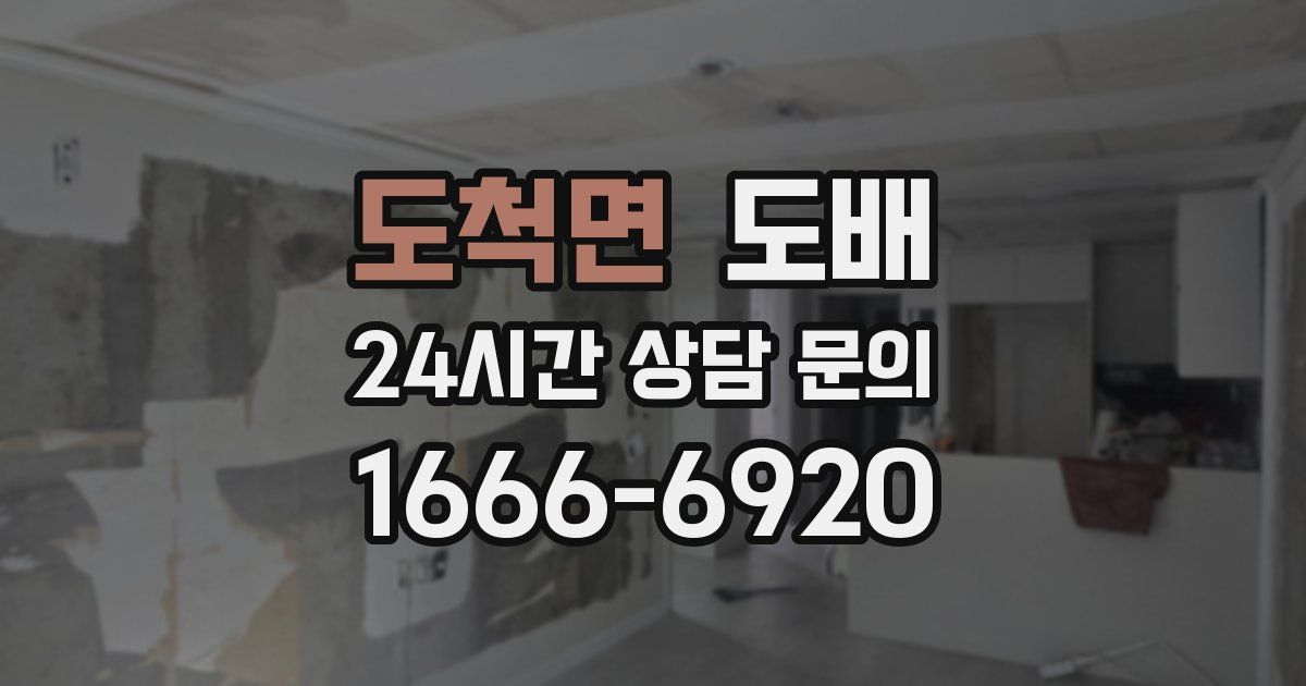 도척면 도배