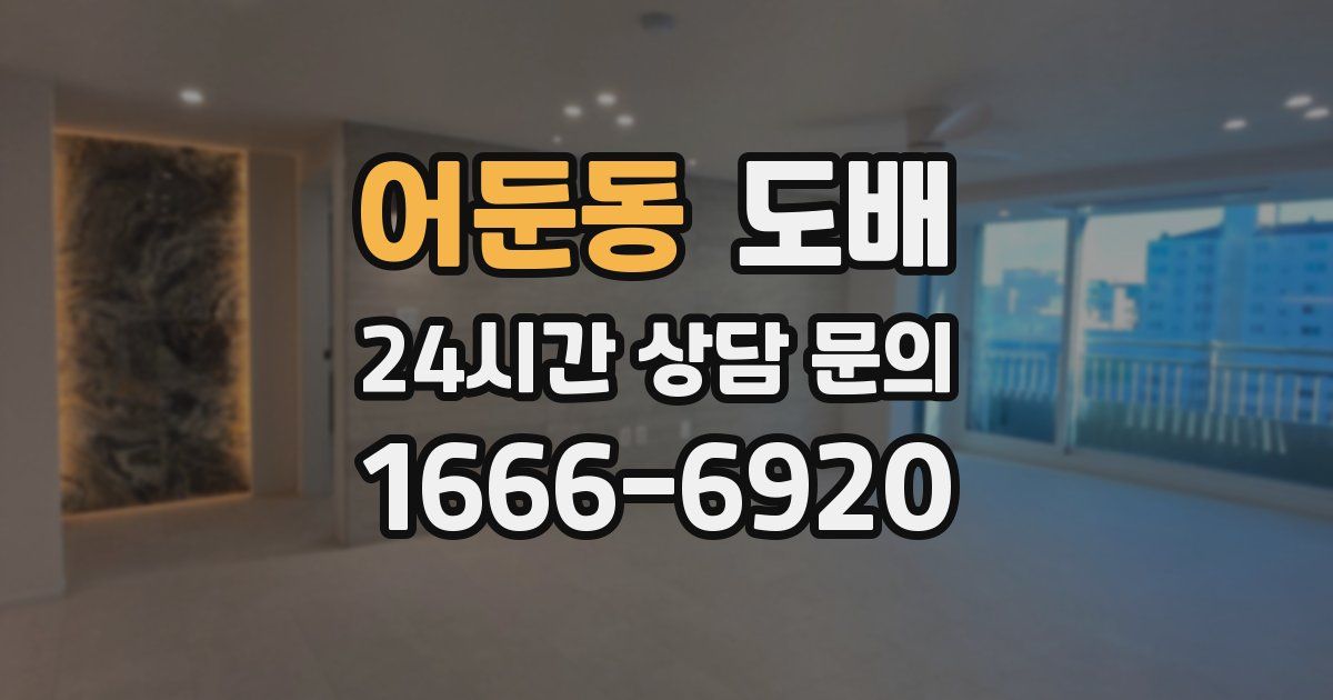 어둔동 도배