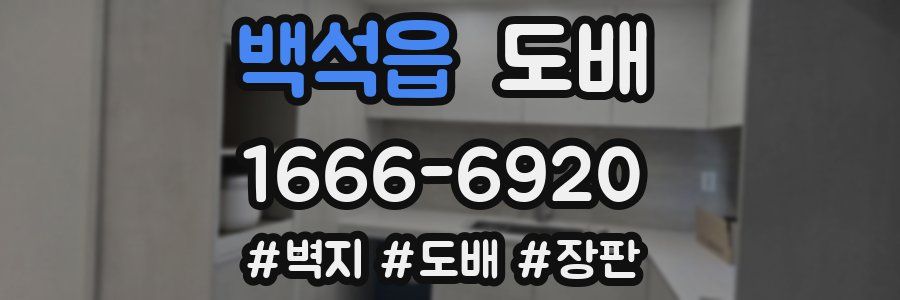 백석읍 도배