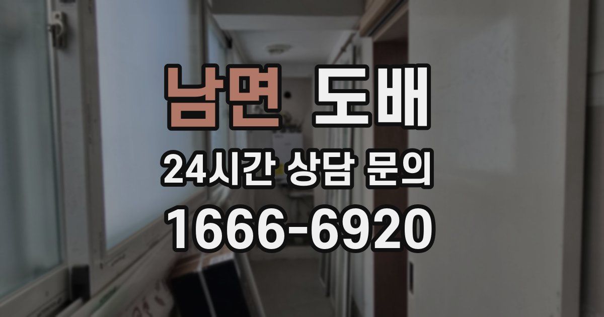 남면 도배