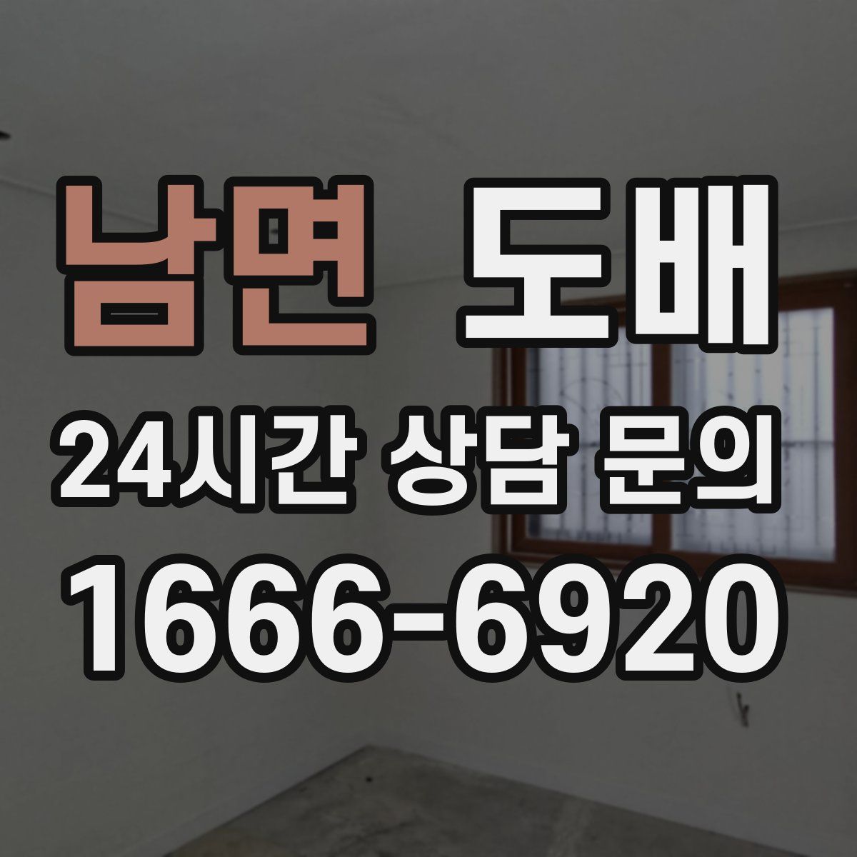 남면 도배