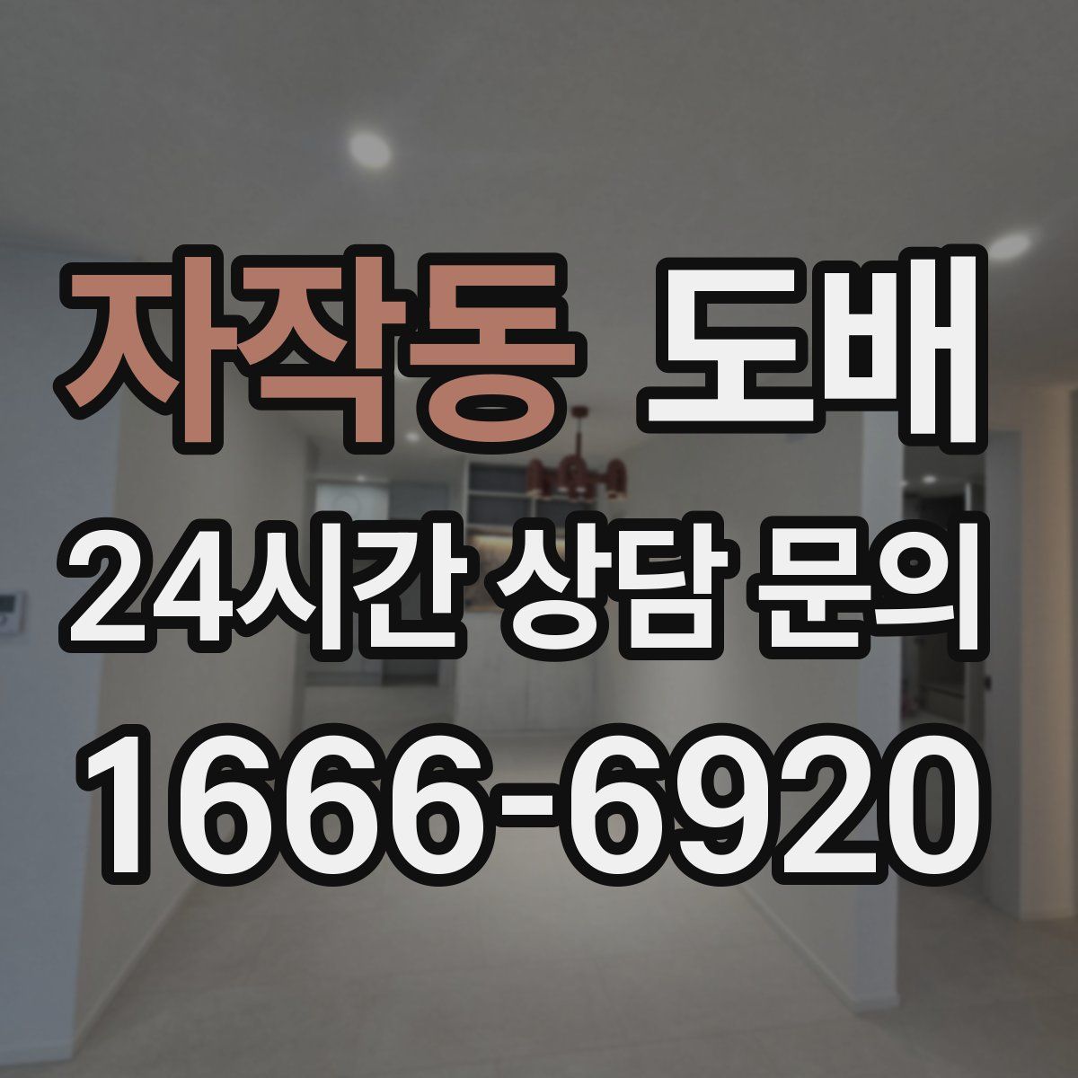 자작동 도배