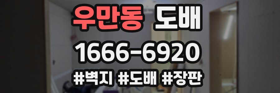 우만동 도배