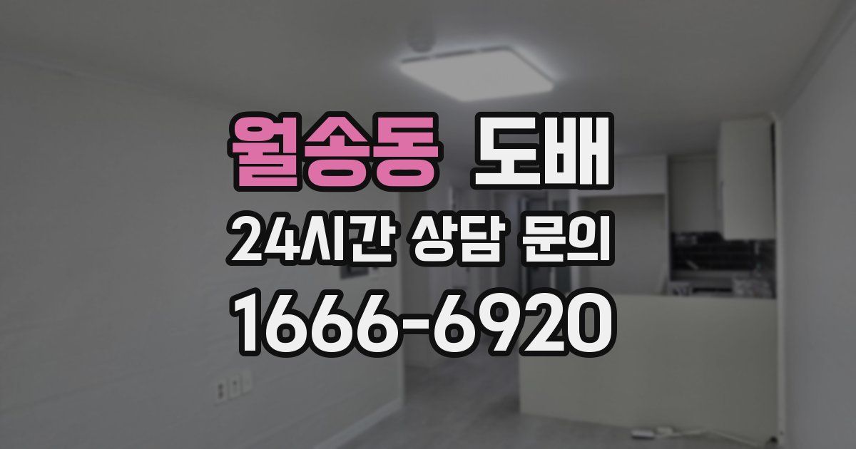 월송동 도배