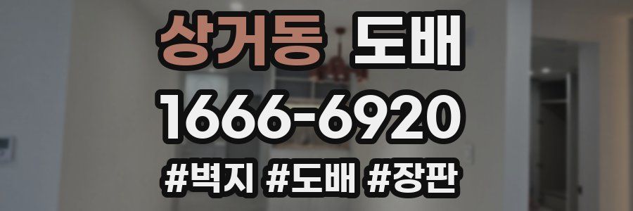 상거동 도배