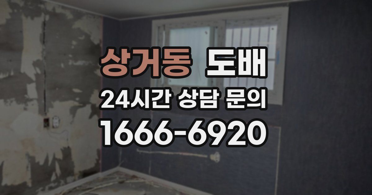 상거동 도배