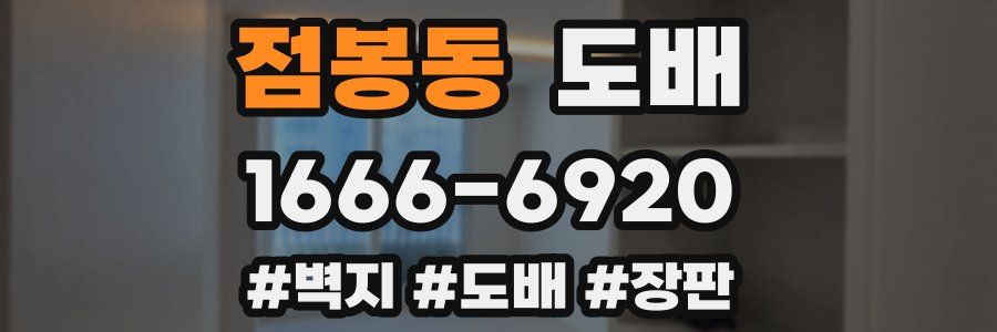 점봉동 도배