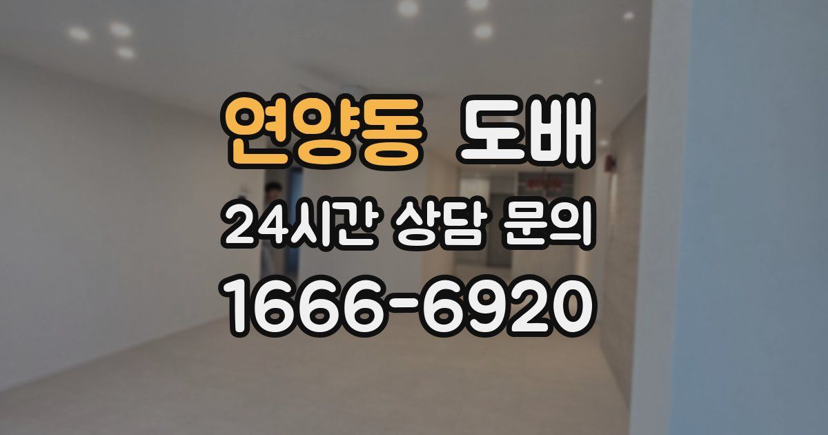 연양동 도배