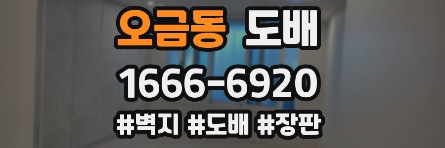 오금동 도배