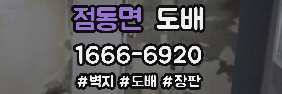 점동면 도배