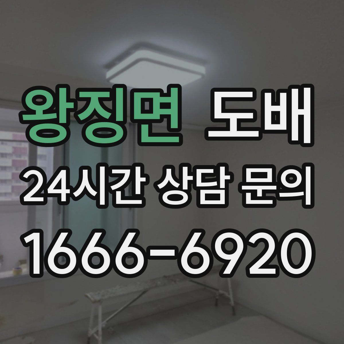 왕징면 도배