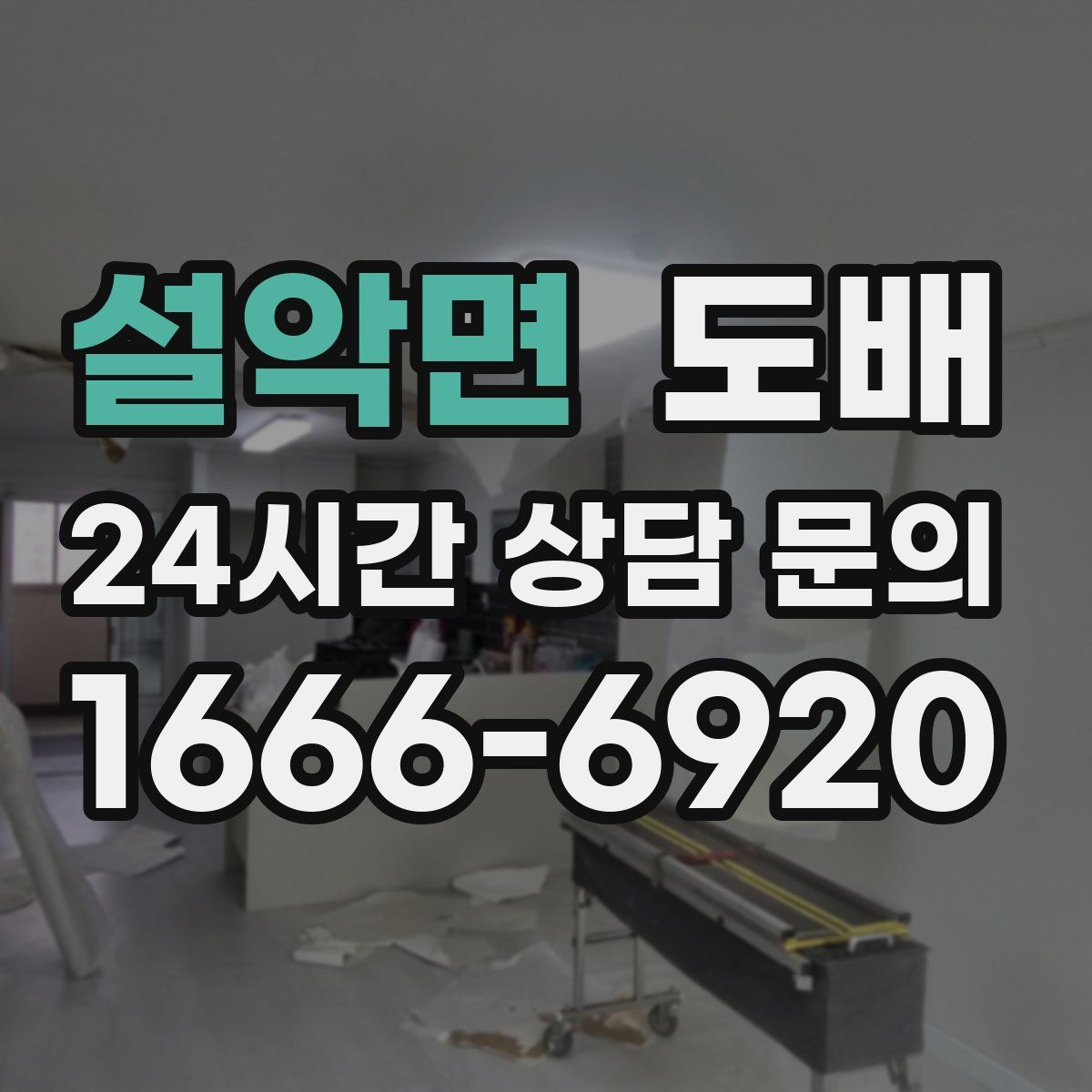설악면 도배