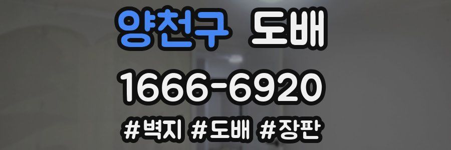양천구 도배