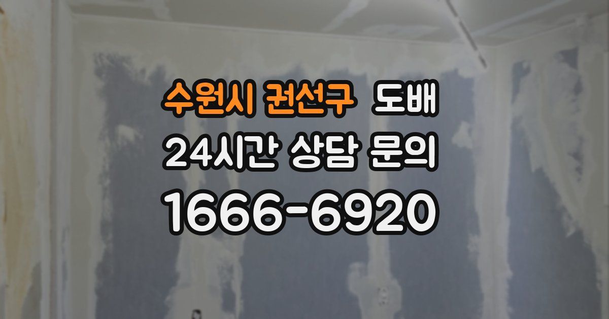 수원시 권선구 도배