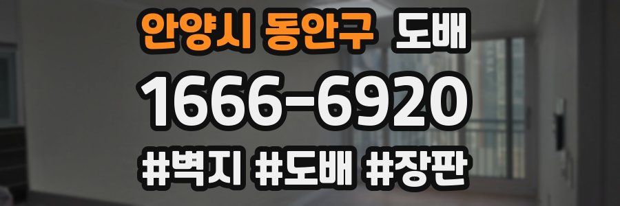 안양시 동안구 도배