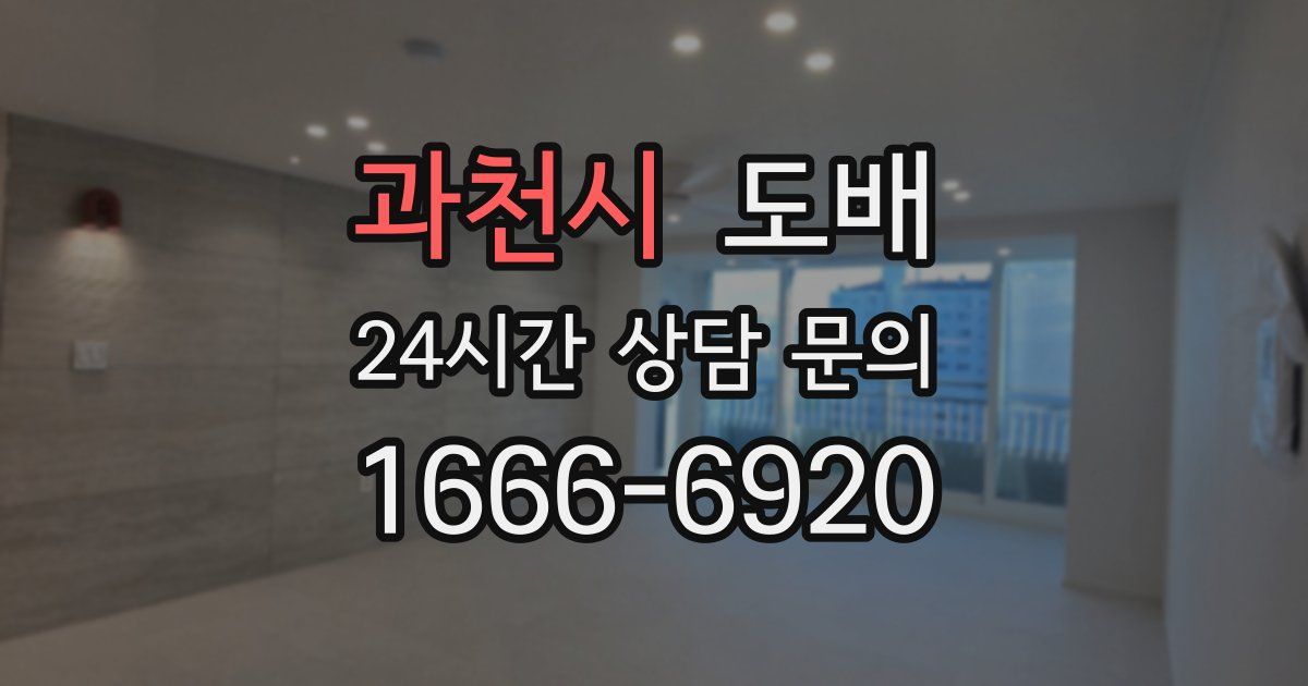 과천시 도배