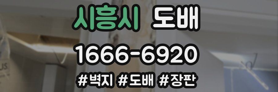 시흥시 도배