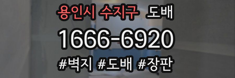 용인시 수지구 도배