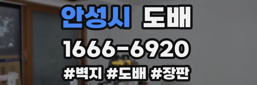 안성시 도배