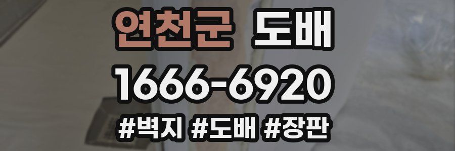연천군 도배