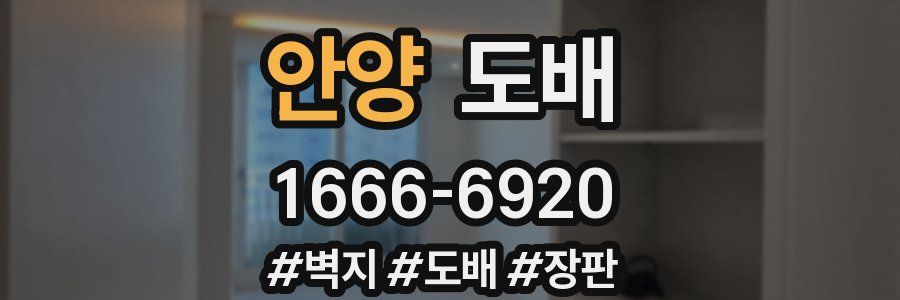 안양 도배
