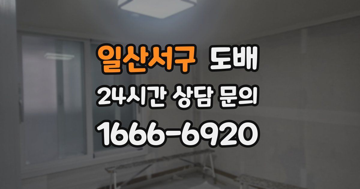 일산서구 도배