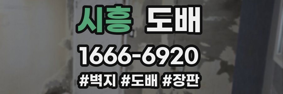 시흥 도배